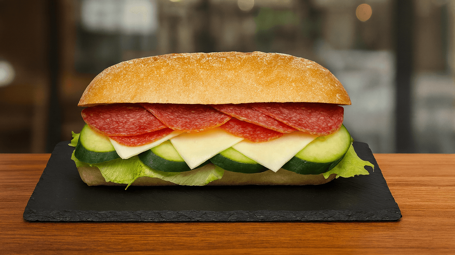 Чабата "Луканков салам"